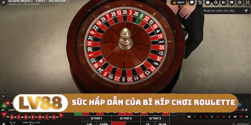 Sức hấp dẫn của bí kíp chơi Roulette